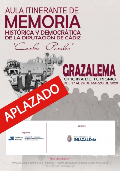 Aula itinerante de Memoria Histórica y Democrática de la Diputación de Cádiz &quot;Carlos Perales&quot;