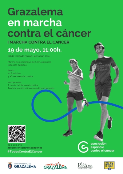 Grazalema en marcha contra el cáncer.